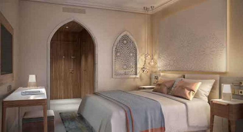 โรงแรมเชอราตัน มักกะฮ์ จาบาล อัล กาบา Mecca ภายนอก รูปภาพ A bedroom at the hotel