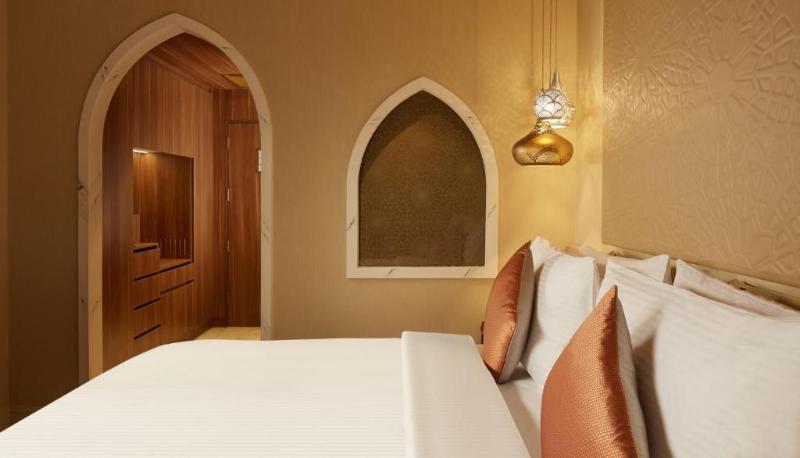 โรงแรมเชอราตัน มักกะฮ์ จาบาล อัล กาบา Mecca ภายนอก รูปภาพ A bedroom at the hotel